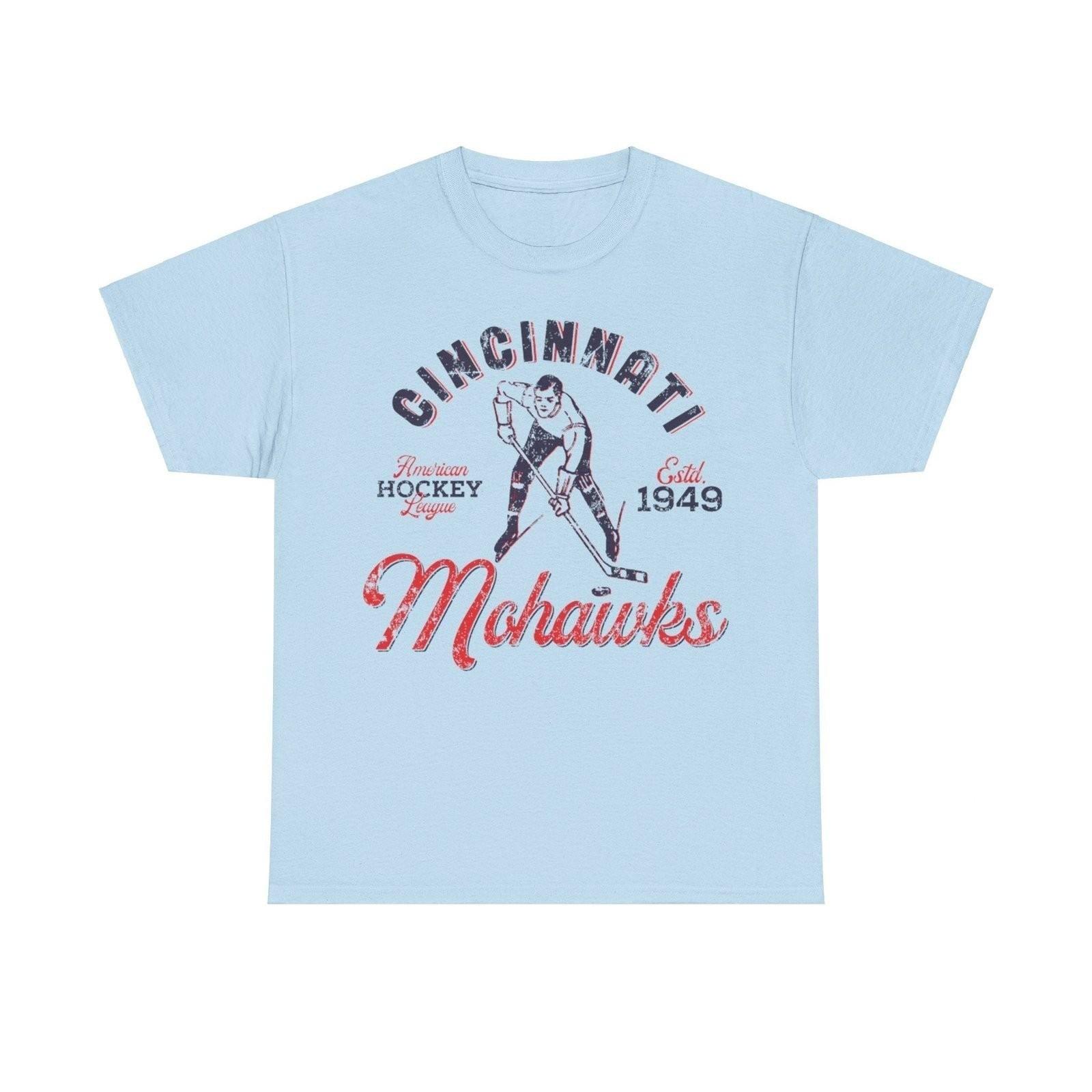 Cincinnati Mohawks Est 1949 Ohio Hockey Team T-shirt XXXL