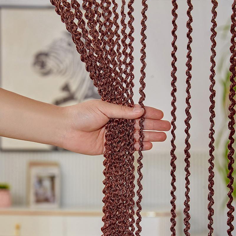 Tende a Filo Eleganti per Porta Finestra Camera da Letto Soggiorno Pannello Frangia Tassel Schermo Decorativo Festa di Matrimonio