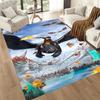 Halloween Night Creatures Square rugs are a great choice for living rooms, bedrooms, home décor, and as gifts.