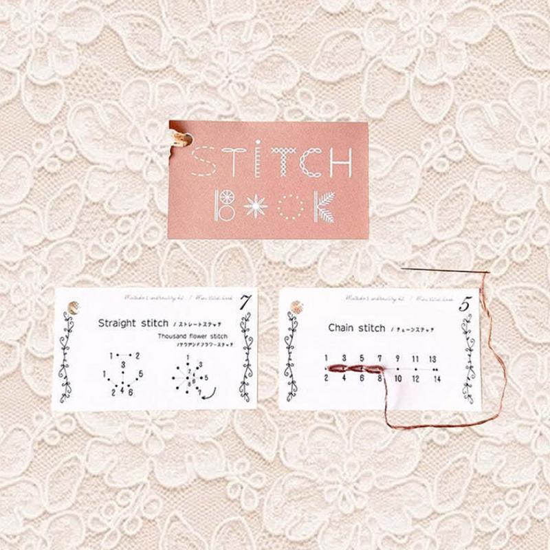 Creative Mini Sewing Book For Beginners Backstitch And Straight Stitches Sewing Cards StitchBuddy Embroidery StitchBook