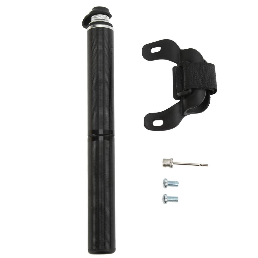 ENLEE Mini Portable Bike Pump 160PSI High Pressure Telescopic Tire Pump Fits Presta and American ValveBlack