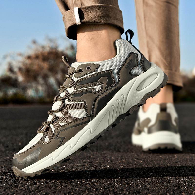 Tide Trend Men's Outdoor Hiking Shoes Sports Walking Casual Sneakers Comfortable Skid Climbing Travel Footwear
