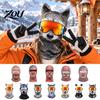 Winterkleding voor Kostuumfeesten Oude Man Ski Masker, Realistisch 3D Dierengezicht Balaclava, Grappige Volledige Masker Snowboard Cover met Nekbedekking,