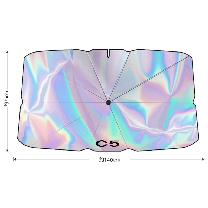 Suitable for Citroen Berlingo C3 C4 C-Crosser Jumpy Picasso car front glass new laser sun visor car anti-UV sun visor