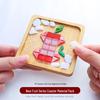 Handmade Mosaic Fruit Coaster DIY Kit: Children's Puzzle Craft for Kindergarten Team Building