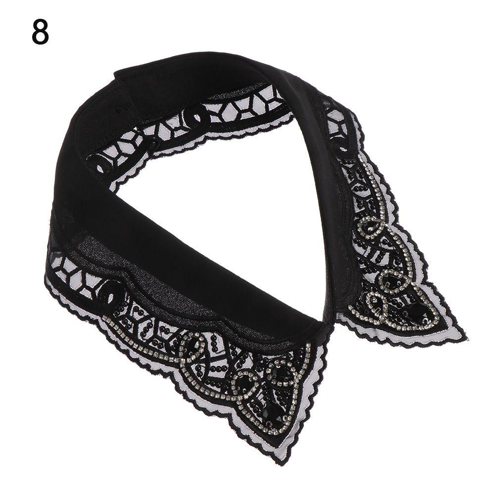 New Lapel Fake Collar Vintage Detachable Shirt Collar for Women Blouse Sweater False Collar Lapel Top Neckwear Ties