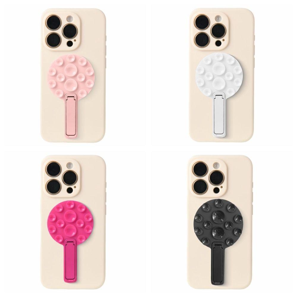 2 in 1 Phone Holder Silicone Mobile Phone Stand Universal Suction Cup Phone Mount