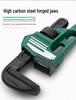 Green Forest Heavy Duty Quick Pipe Wrench: 18-Inch & 24-Inch Clamps for Water Pipes & Rebar