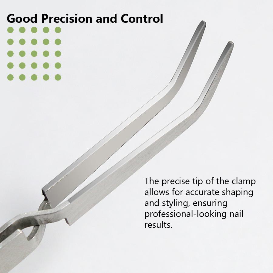1pc Nail Art Tweezers Clip Rhinestones Picker Nail Tips Sculpture Tweezers Multi-Functions Manicure Tool