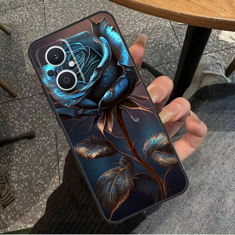 Rose Flower Floral For OPPO Reno 10 11 12 13 14 Pro 7 8 Lite 8T 11F 12F 13F 14F OPPO Find X8 X9 X5 X6 Pro Case