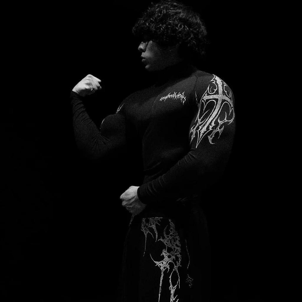 Maglia a maniche lunghe con mezza zip e asciugatura rapida Breathedivinity da uomo Venom CrossFit Slim-Fit