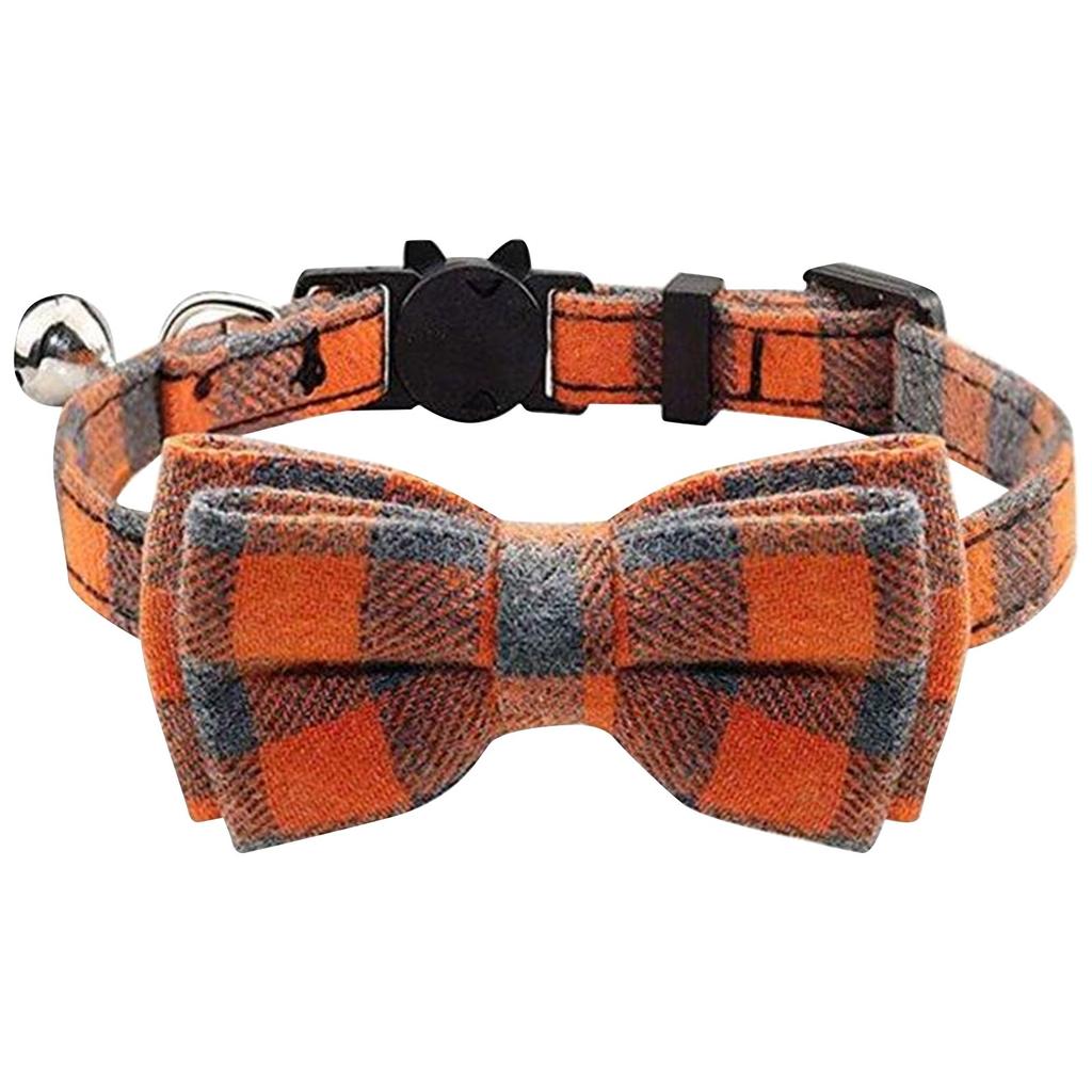 Dsfiuuy AkoaDa Cat Collar Breakaway With Cute Bow Tie And Bell For