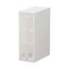 Yamazaki Jitsugyo Necklace & Earrings Storage Case White Approx. W8.8 X D17.5 X H25.3cm Tower Large Capacity Accessory Storage Drawer 6131