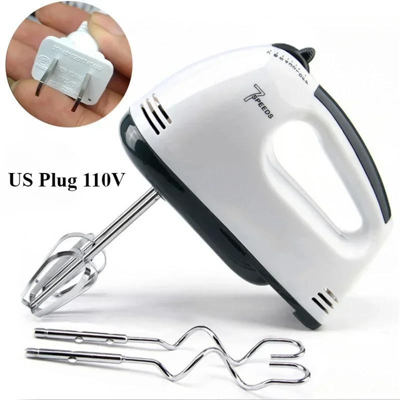 7 Speed Electric Hand Mixer for Cream Egg Cake Dough Mixing Automatic Blender Versatile Kitchen Appliance Tool