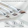 1PC GUOXIAONIU Super Thin Eyeliner Brush Portable Eyebrow Brush The Eyes Place Precise Detail BrushMultipurpose Cosmetic Tool