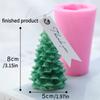 Karácsonyfa szilikon gyertyaforma DIY gipsz gipsz forma Cédrus alakú szilikon formák gyertyához