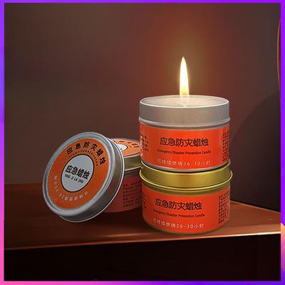 1PC Emergency Disaster Prevention Candle Preparedness Iron Box Outdoor Fire Equipment Supplies Household Blackout Lighting