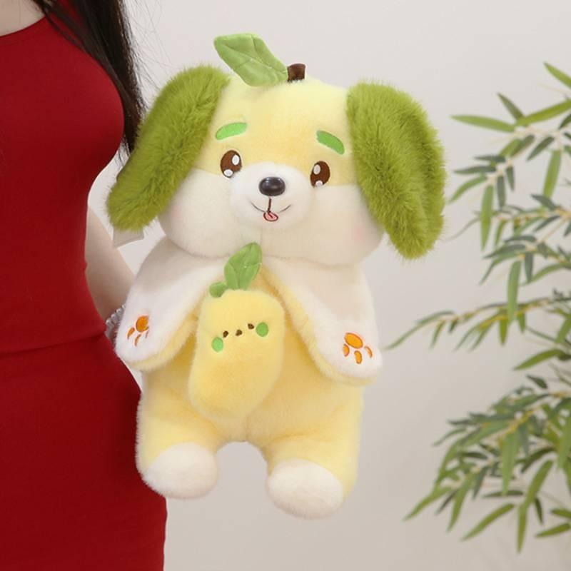 Adorable Mango Dog Plush Toy Super Soft Short Plush Stuffed Animal Doll Gift