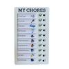 Kids Daily Routine Chart With 30 Card 2 Markers Motivational Schedule Board Chore Chart for Preschooler Daily Scheduling
