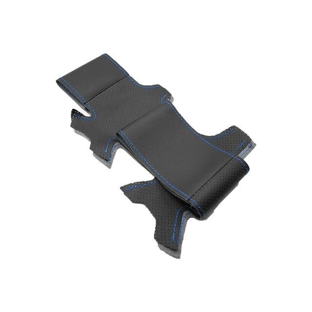 Hand-stitched Car-styling Steering Wheel Perforated Microfiber Leather Cover For Mercedes Benz C E S Class W202 W210 W140 C140