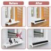10 Rows 450CM Plastic Anti-Bird Spikes Garden Anti-theft Deterrent Spike Fence Wall Pigeon Cat Proof Prevent Tools Anti Climb Cat Spike