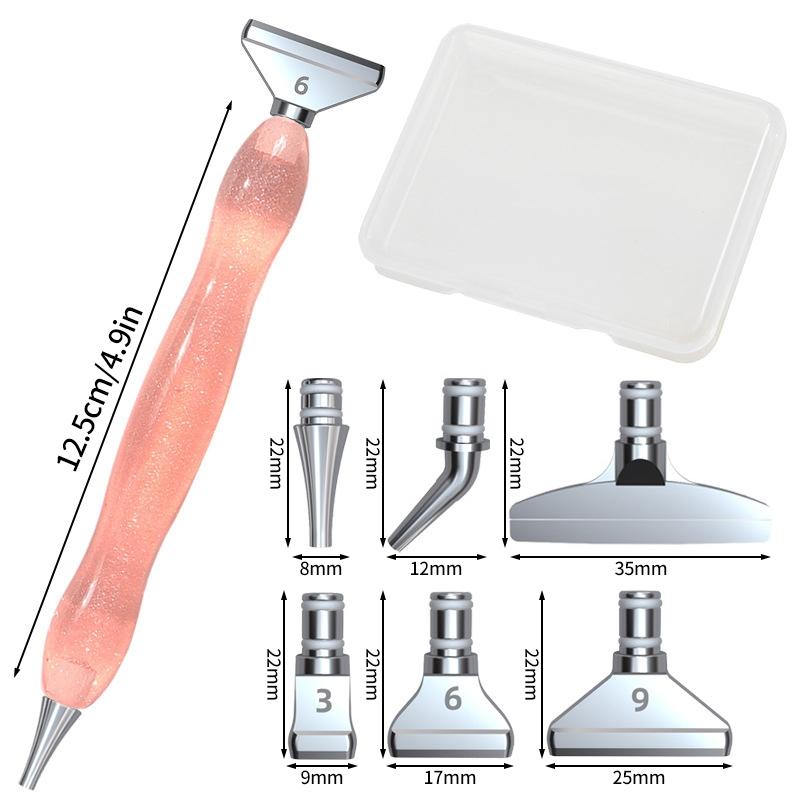 Diamond Art Painting Tools Glitter 5D Diamond Art Drill Pen Sticky Drill Dot Pen DIY Diamond Painting Kit Rhinestone Picker
