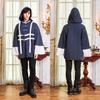 Clearstone Fangled Cosplay Halloween Jiangshi Hemd, Unisex, Blau