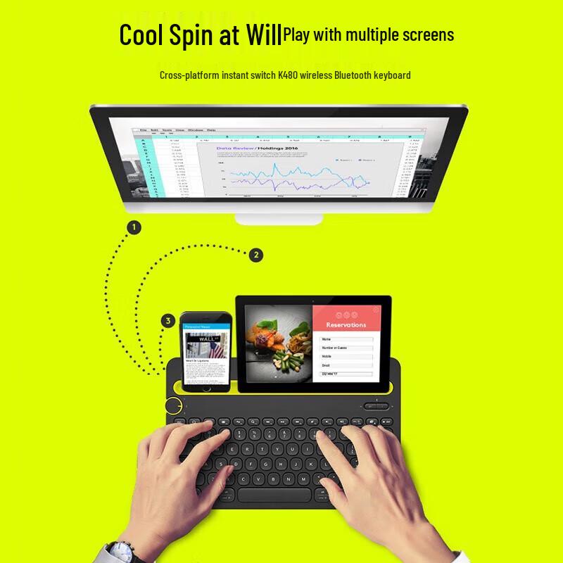 Logitech K480 Multi-Device Wireless Bluetooth Keyboard