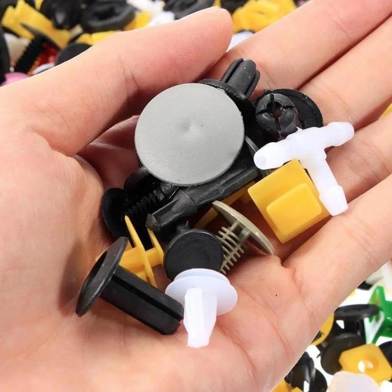200/300Pcs 30 types of mixed automotive fasteners, automotive bumper clamps, automotive fasteners rivets, door panel liners