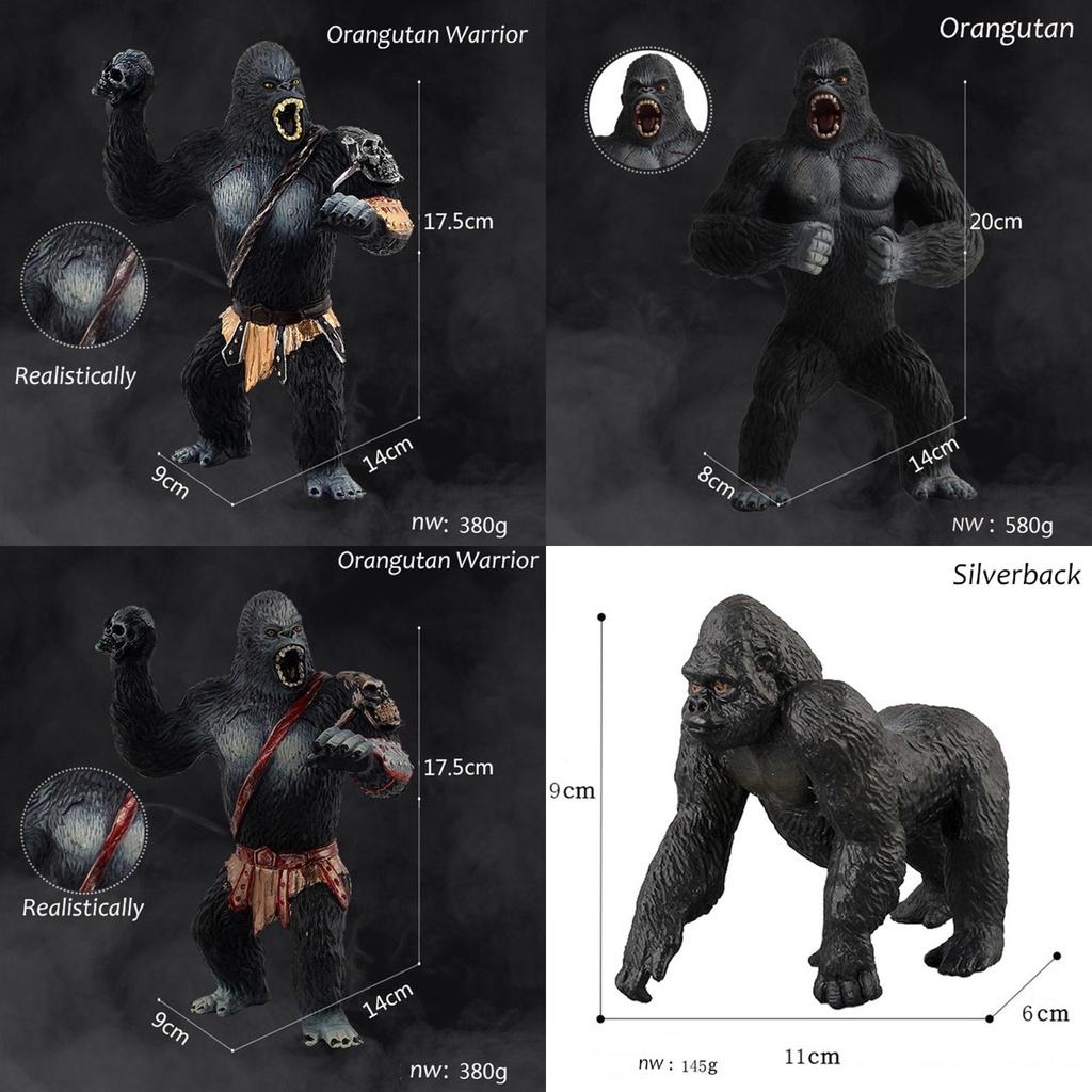 King Kong Gorilla Model Figure Skull Island Toy Adorned With Realistic Details For Kids And Adults