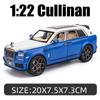 1/22 Scale Cullinan SUV Diecast Car Model Toy, Pull Back Toy Vehicle with Sound and Light for Kids Toddler Boys Girls Gift Collection