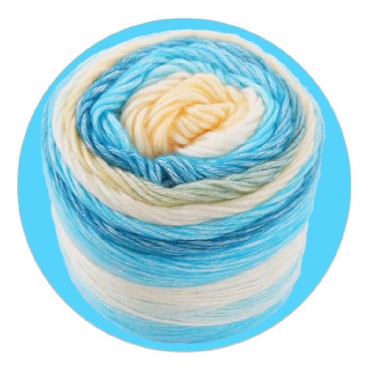 Soft Colorful Cashmere Wool Yarn Multiple Color Skin-Friendly Hand Knitting Yarn