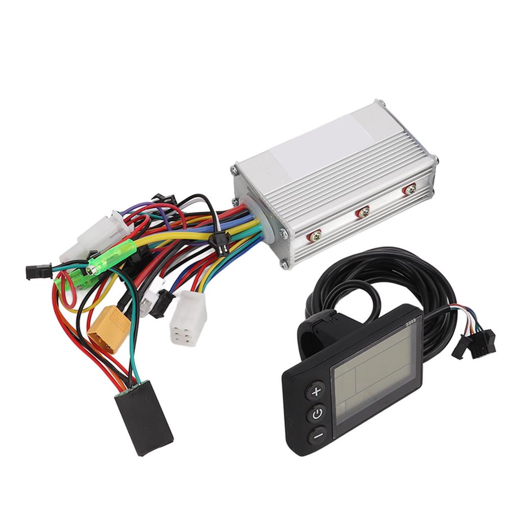 Motor Brushless Controller 36V 48V 60V 350W Electric Bicycle Scooter 3 Mode Sine Wave Controller Kit with LCD Display