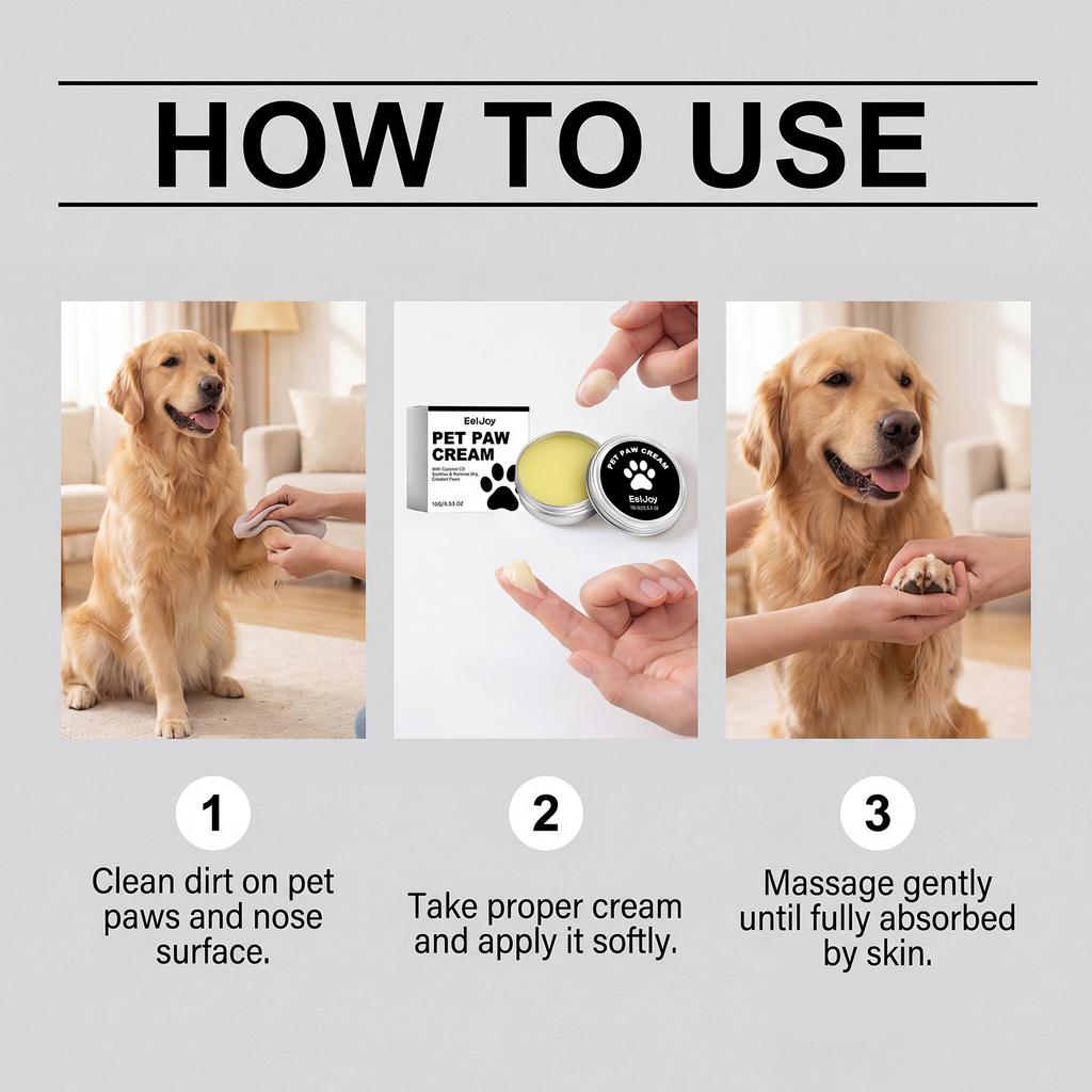 Natural Dogs Paw Balm For Dry Skin Paws Nose Protector Moisturizer Wax Cats Feet Repair Pet Supplies Cracked Paw Care Creams 4