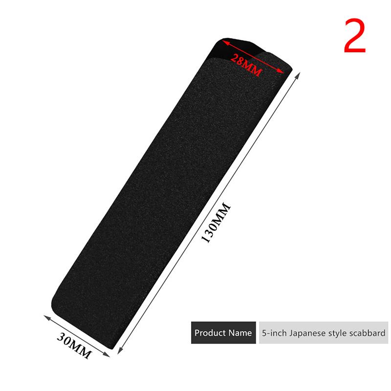 Black Plastic Kitchen Knife Blade Protector For 3.5-10 Inch Knife Cases Eco-Friendly Material  High Quality Practical