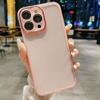 Color Clear Lens Flim Protect Case for iPhone 16 Plus 15 14 13 12 Pro Max 11 Shockproof Slim Tpu Soft Phone Cover