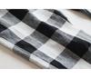 Women's Artisan Pure Linen Plaid Harem Pants with Elastic Waist & Drawstring - New Style #010
