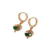 1 Pair Fashion Geometric Shapes Dangle Earrings for Women Cubic Zirconia Jewelry Daily Wedding Party Accessories