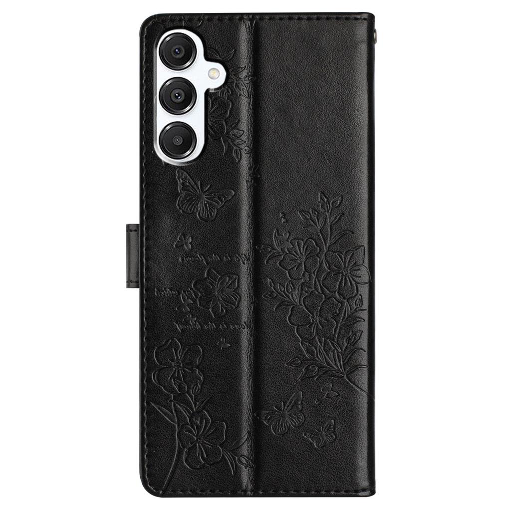 For Samsung Galaxy A17 5G/A17 4G/A26 5G Wallet Phone Case Butterfly Floral Imprint Leather Flip Cover