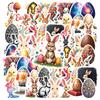 35-70pcs Easter Decorations Stickers Color Eggs Rabbit Graffiti Sticker Pack Gift Diy Skateboard Phone Laptop Diary Book