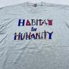 Vintage 90s HABITANT FOR HUMANITY HUMANS T-Shirt MEDIUM/LARGE Charity