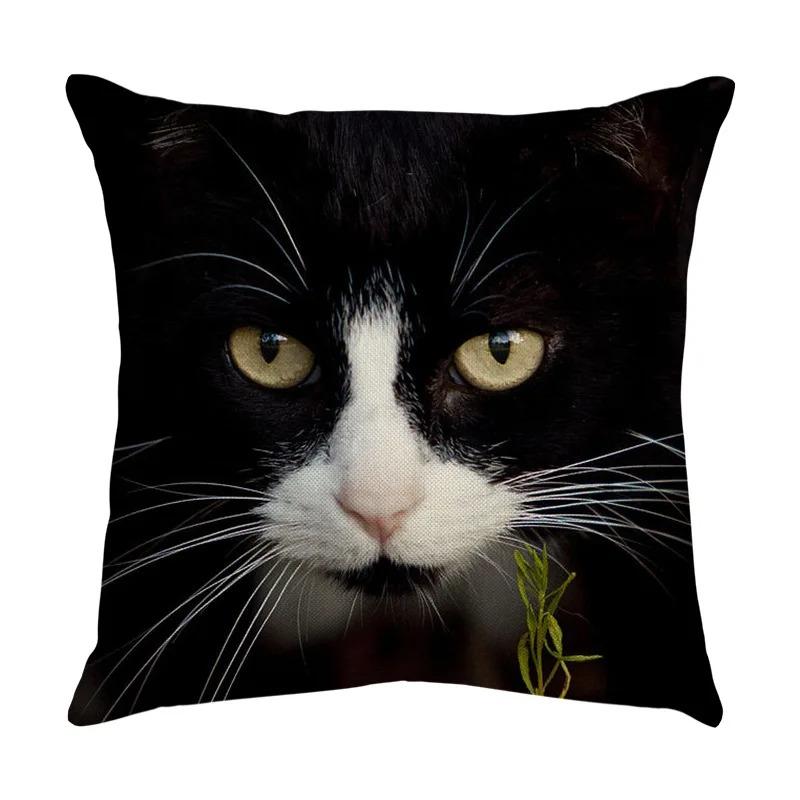 Cute Cat Pillowcase Car Ornaments Living Room Office Home Pillowcase