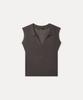 MIXXO Open Collar Ribbed Sleeveless Knit_Miwkag91As