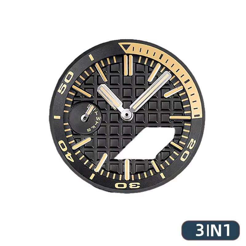 Für Casioak GA2100 Zifferblattring Uhrenzifferblatt Index Zubehör MOD Kit Modifizierter Indexring Lume Für Casio G-SHOCK