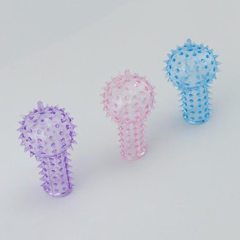 6pcs Finger Condoms Vibrator Sleeve Orgasmic Clitoral Masturbation G Spot Stimulator Squirt Sex Toys for Women Sex Products