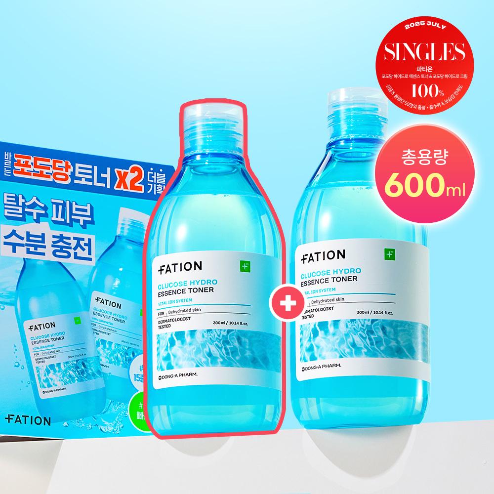 Fations Hydro Essence Toner 300ml Double Pack  2 Pcs  [7 Days Special   Fast Dry