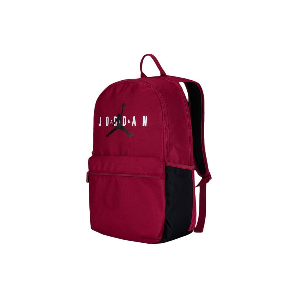 Jordan Logo Zipper Backpack Unisex Backpacks Red JD2333058AD-002