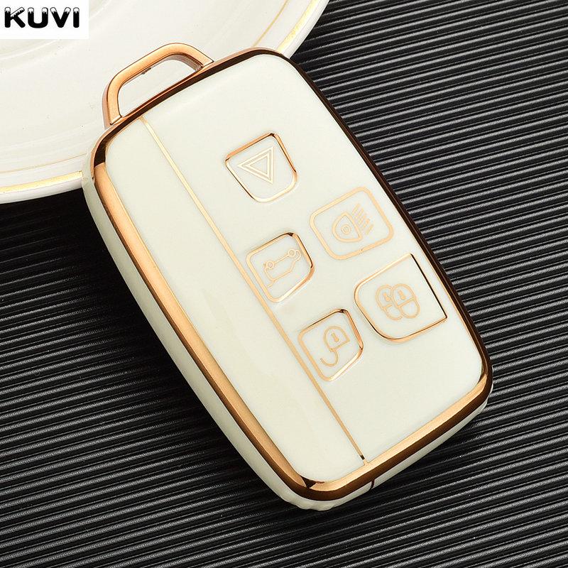 Tpu Car Remote Key Case Cover Shell Fob For Land Rover Range Rover Sport Velar Evoque Freelander2 Discovery Jaguar Xf Xj Xjl Xe
