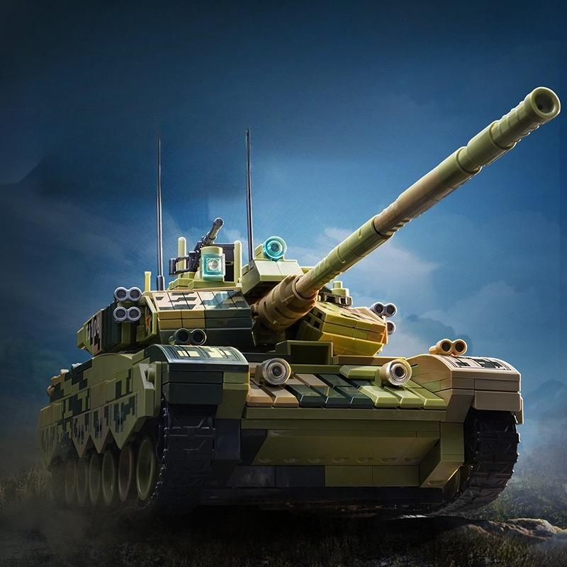 705pcs Military Series 99A Main Battle Tank Building Block Toy No Box