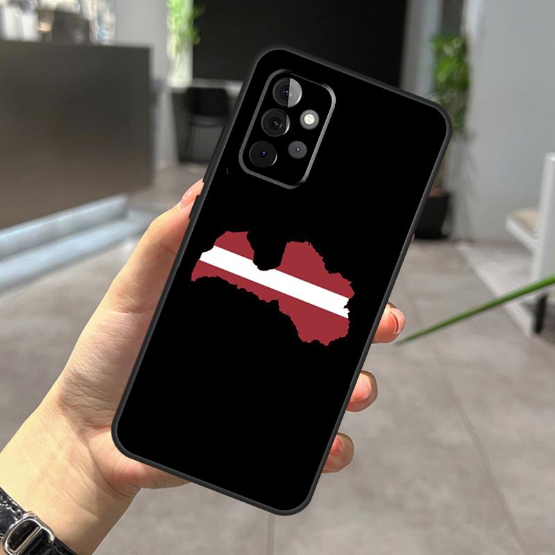 Lettland Flagge Hülle Für Samsung Galaxy A52 A32 A12 A56 A36 A54 A34 A14 A05 A16 A26 A13 A33 A53 A15 A35 A55